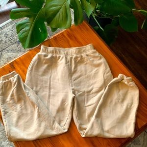 Bayse High Waisted Sweatpants in Desertstone